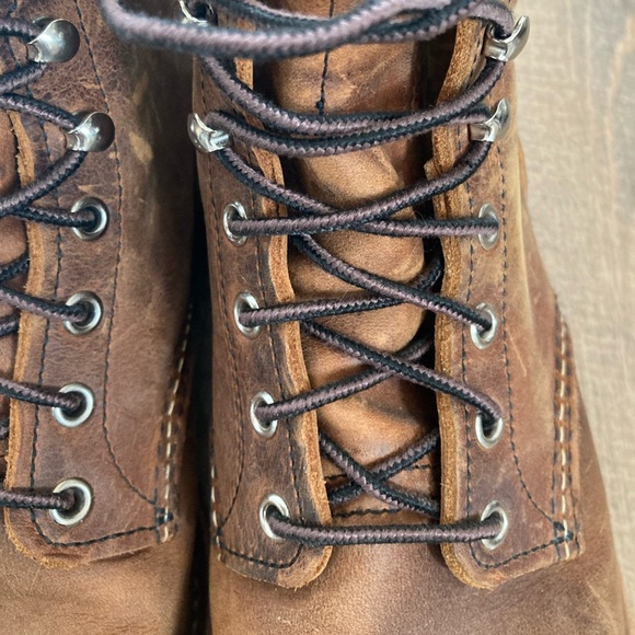RED WING | Heritage Copper 6 Inch Iron Ranger Leather Lace Up Work Boots - Picture 3 of 16